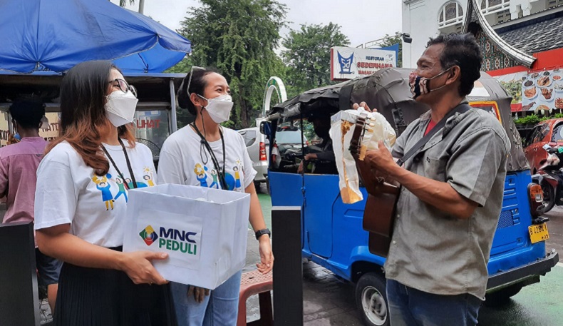 MNC Peduli Salurkan Paket Kesehatan di Gondangdia Jakarta Pusat