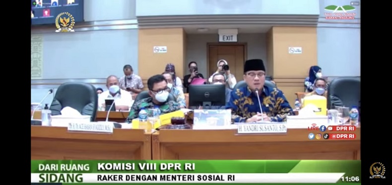 Komisi VIII DPR Usir Sekjen Kemensos dari Ruang Rapat Komisi VIII DPR Usir Sekjen Kemensos dari Ruang Rapat