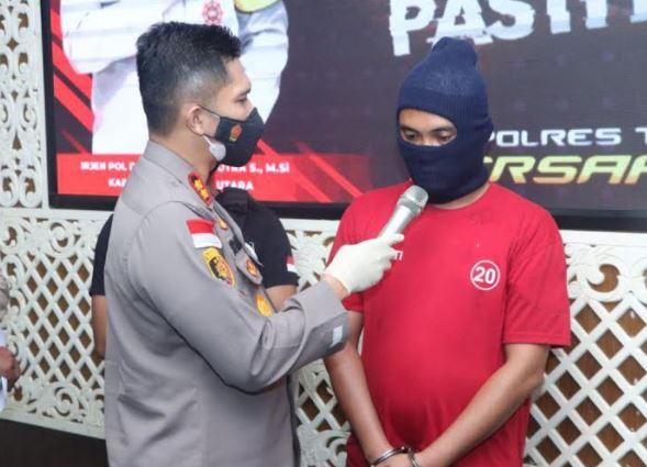 Miliki Senpi Rakitan, Anak Oknum Anggota DPRD Tapsel Ditangkap