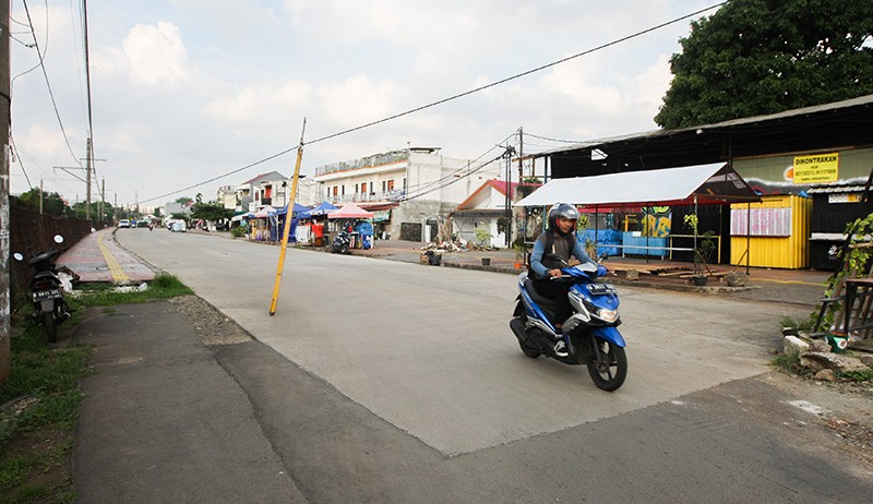 Penampakan Proyek Jalan Terusan Pasar Minggu Mangkrak 2 Tahun - Bagian 2