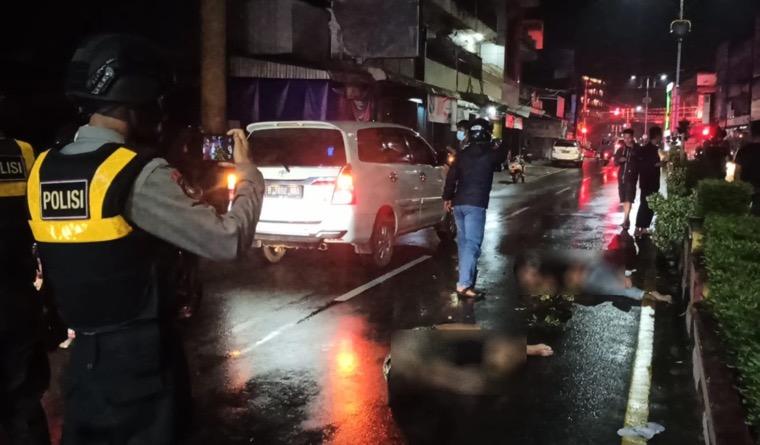 Kecelakaan Tunggal di Pangkalpinang, Korban Terpental ke Seberang Jalan