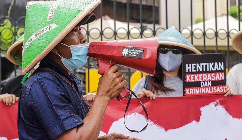 Aksi Walhi Minta Polisi Usut Tuntas Kasus Mafia Tanah - Bagian 4