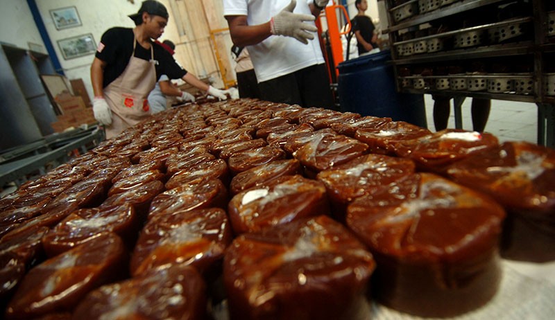 Membuat Dodol Keranjang Khas Imlek, Dijual Rp25.000 per Kilogram - Bagian 3