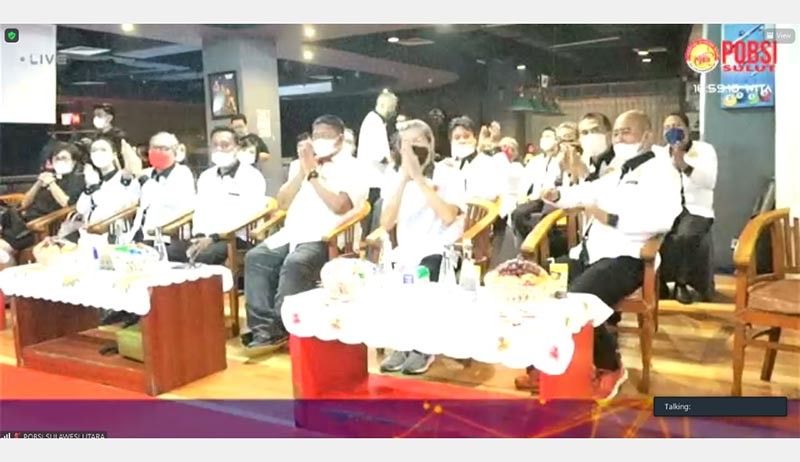 Foto Pengukuhan dan Pelantikan Pengurus POBSI Sulawesi Utara 2021–2025  - Bagian 2