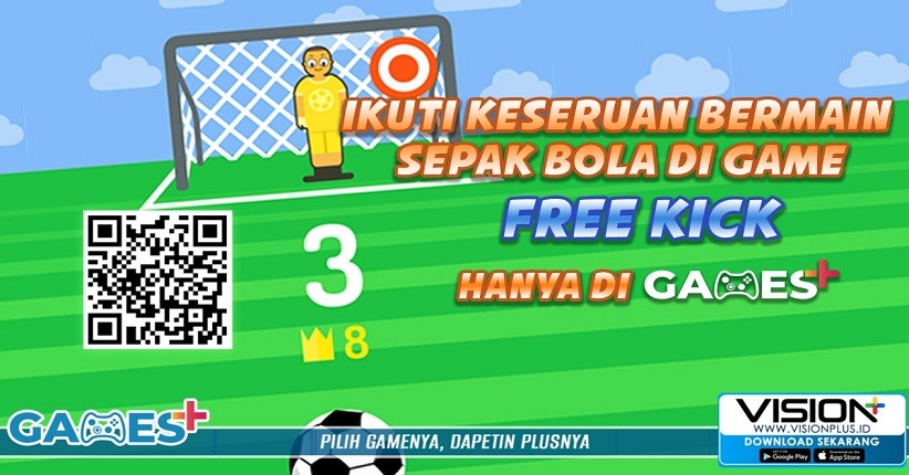 Main Sepak Bola Online Gratis di Game Free Kick!