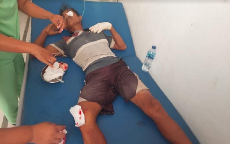 Pekerja Bangunan Jatuh Tertimpa Batako akibat Gempa M6,1 di Melonguane