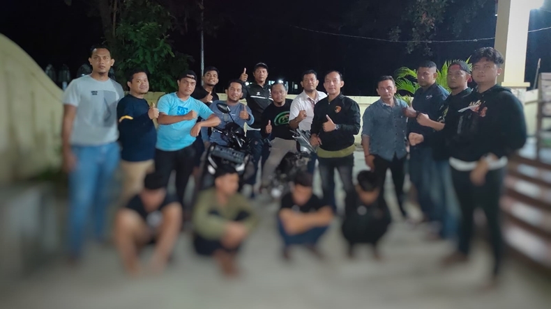  4 Remaja Pelaku Curanmor Panik Digerebek Polisi