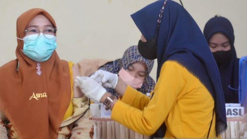 Disdik Gorontalo Utara Gelar Vaksinasi Booster bagi Tenaga Pendidik