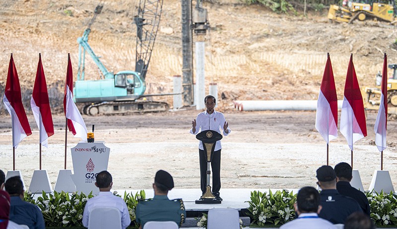 Presiden Jokowi Groundbreaking Proyek Hilirisasi Batu Bara Menjadi Dimetil Eter - Bagian 1
