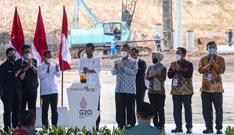 Presiden Jokowi Groundbreaking Proyek Hilirisasi Batu Bara Menjadi Dimetil Eter - Bagian 3