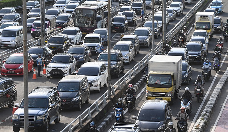 Begini Kemacetan Jakarta saat PPKM Jawa-Bali Diperpanjang - Bagian 3