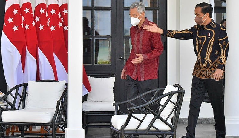 Momen Pertemuan Presiden Jokowi dan PM Singapura Lee Hsien Loong di Kepri - Bagian 4