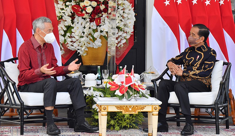 Bertemu PM Singapura, Jokowi Bahas Penguatan Kerja Sama Pemulihan Ekonomi