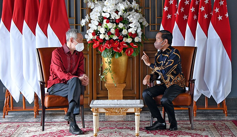 Momen Pertemuan Presiden Jokowi dan PM Singapura Lee Hsien Loong di Kepri - Bagian 1