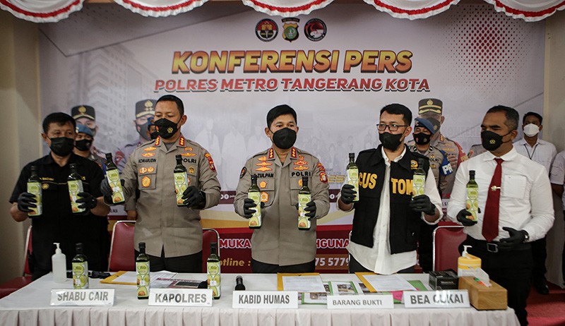Polres Metro Tangerang Kota Ungkap Kasus Narkotika Jaringan Meksiko - Bagian 1