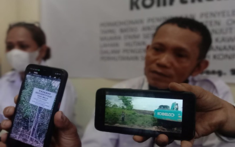 Sengketa Lahan di Perbatasan, Aktivitas Petani 2 Kabupaten Terhenti