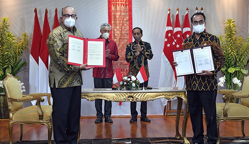 Presiden Jokowi dan PM Lee Hsien Loong Saksikan Penguatan Kerja Sama RI-Singapura - Bagian 2