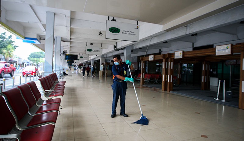 Suasana Sepi Bandara Halim Perdanakusuma yang Ditutup Sementara  - Bagian 2