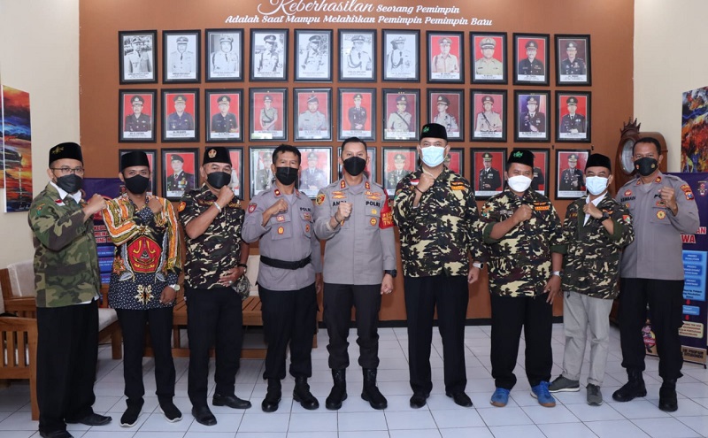 Dukung Polres Situbondo, Banser dan PMII Siap Bersinergi Jaga Kamtibmas