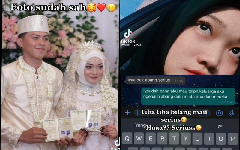 Viral Perempuan Cantik Temukan Jodoh di Kolom Komentar Medsos, Warganet Baper
