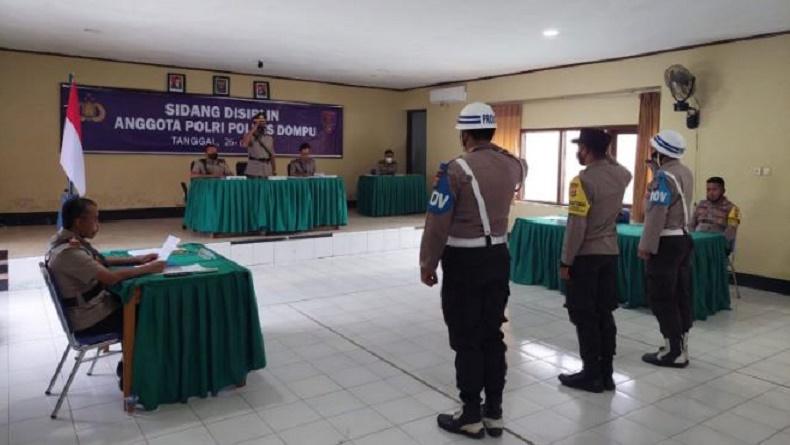 Langgar Aturan Disiplin, 2 Oknum Polisi Anggota Polres Dompu Ditahan