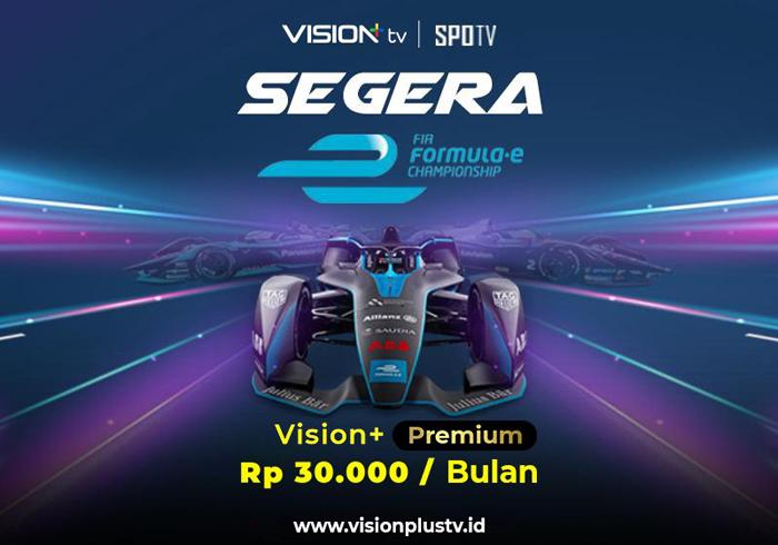 Seru! Tonton Semua Seri Balap Mobil Listrik Formula E 2022, Live di Vision+ TV
