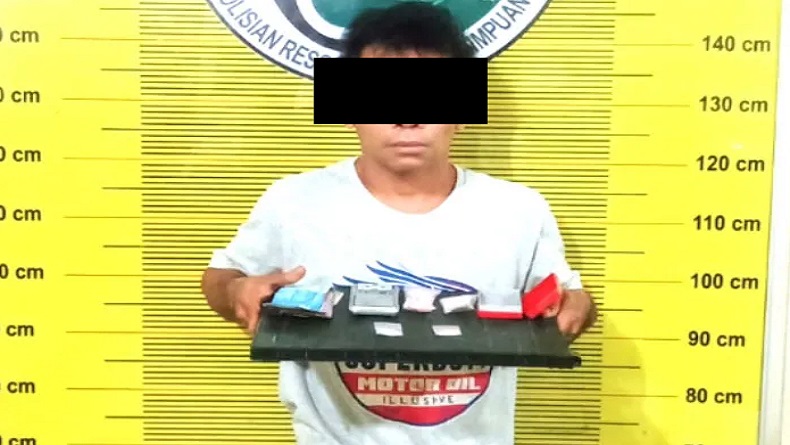 Kantongi Sabu, Juru Parkir di Padangsidimpuan Ditangkap Polisi