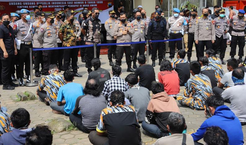 Di Hadapan Massa GMBI, Kapolda Jateng Beri Peringatan Keras ke Seluruh Ormas 