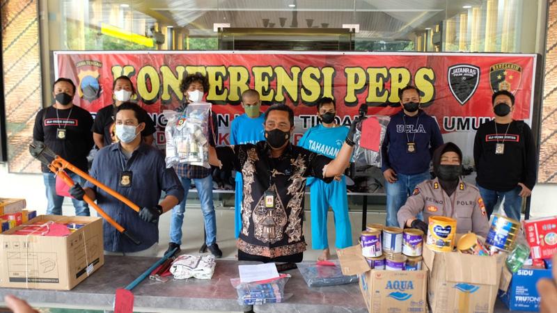  Polda Jateng Bekuk Komplotan Spesialis Ganjal Mesin ATM dan Bobol Minimarket