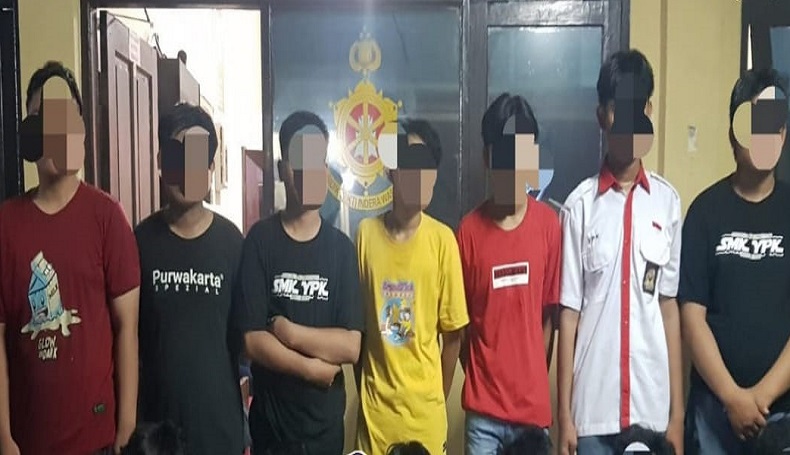 Terungkap, Remaja Konvoi Sambil Hunus Sajam Ternyata Sedang Rayakan Ultah