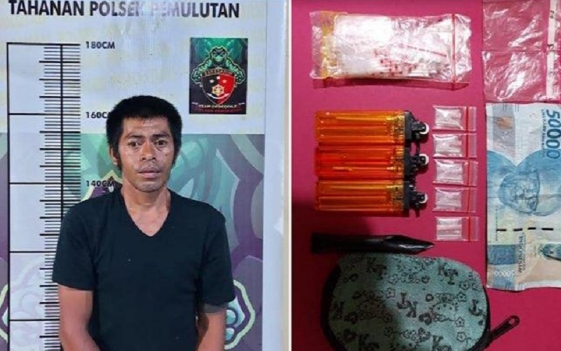 Buruh Bangunan di Ogan Ilir Edarkan Sabu untuk Beli Jajan Anak 