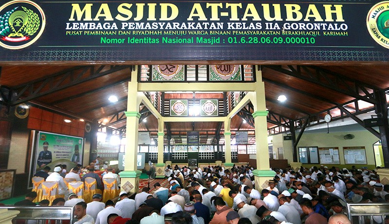 Ratusan Warga Binaan Lapas Gorontalo Ikuti Zikir Akbar - Bagian 2