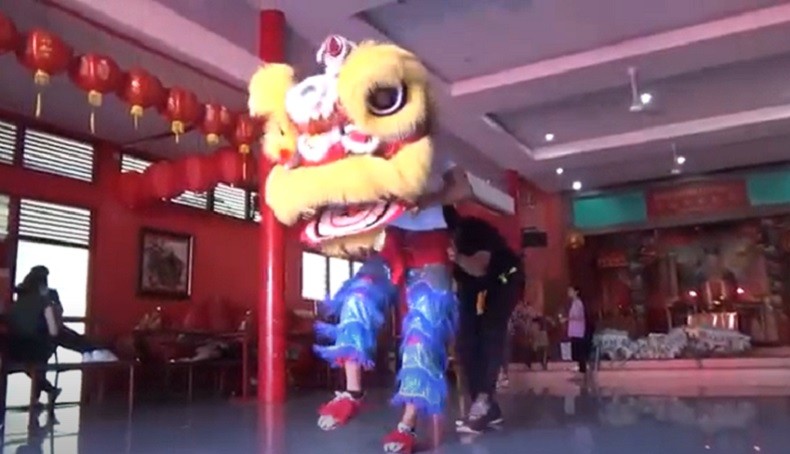 Vakum Selama Pandemi, Kelompok Barongsai Liong Bali Kebanjiran Order Imlek