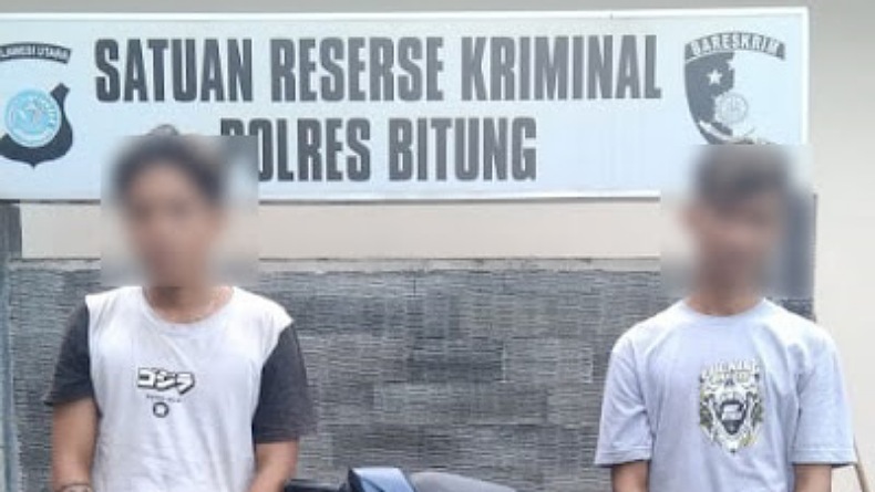 2 Pelaku Jambret di Jalan Raya Kota Bitung Ditangkap Polisi
