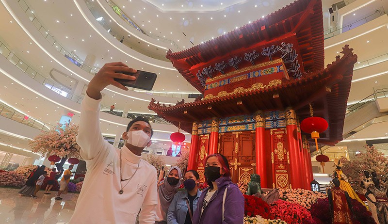 Suasana Pusat Perbelanjaan Jelang Tahun Baru Imlek - Bagian 1