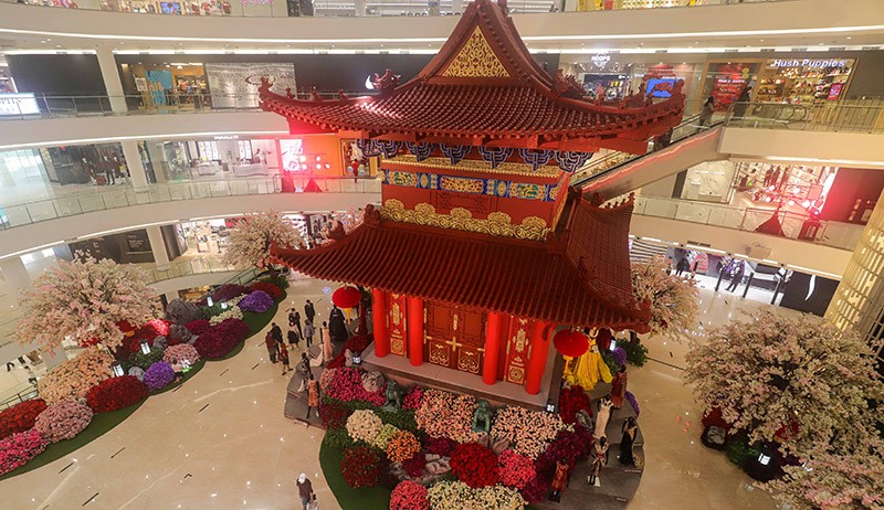 Suasana Pusat Perbelanjaan Jelang Tahun Baru Imlek - Bagian 2