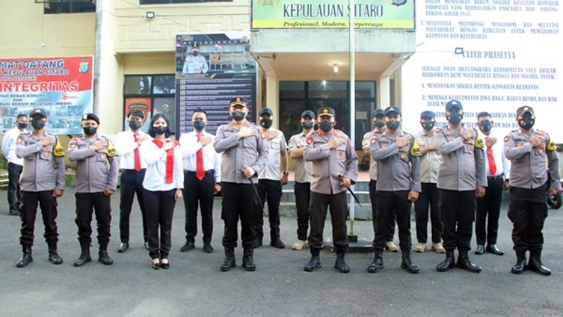Tatap Muka dengan Personel Polres Kepulauan Sitaro, Ini Pesan Kapolda Sulut 
