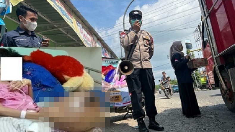 Begini Kegigihan Relawan di Rembang Galang Dana Bantu Bocah Penderita Tumor Kaki 
