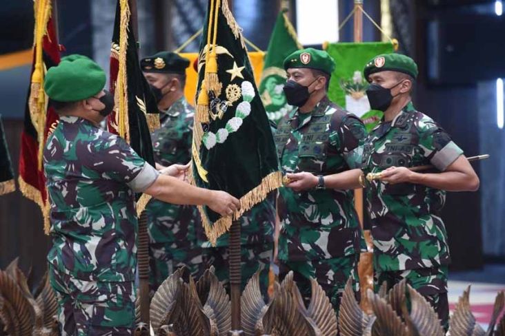 KSAD Dudung Pimpin Sertijab Maruli Simanjuntak Hingga Jenderal Kopassus