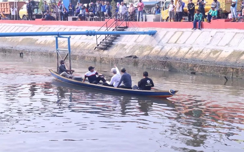 Dukung Transportasi Wisata Air, 2 Jembatan di Sungai Sekanak akan Diangkat