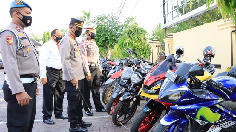 Pakai Knalpot Brong, 35 Motor di Banda Aceh Diciduk Polisi