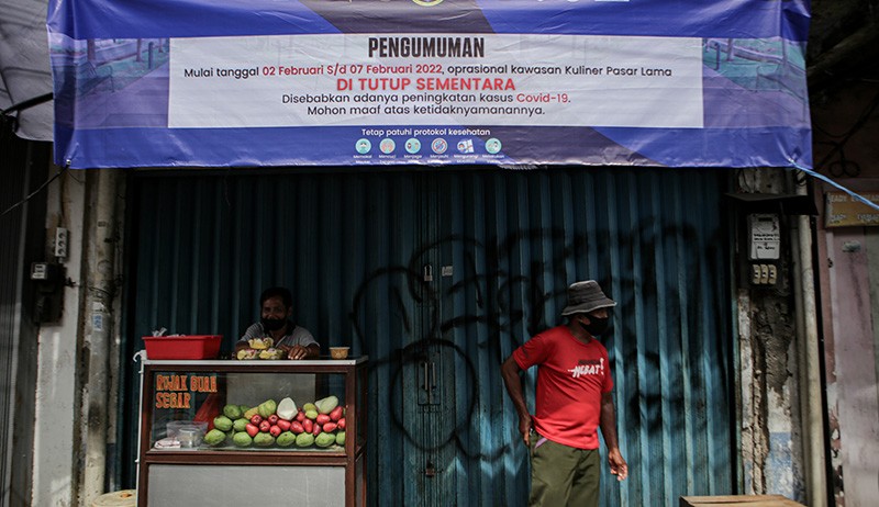 Timbulkan Kerumunan, Kawasan Kuliner Pasar Lama Kota Tangerang Ditutup - Bagian 1