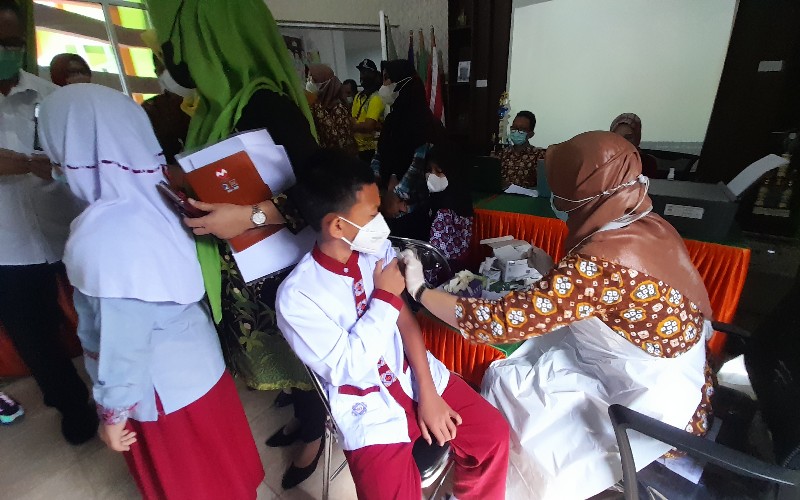 Vaksinasi Anak di Palembang Baru Mencapai 50 Persen