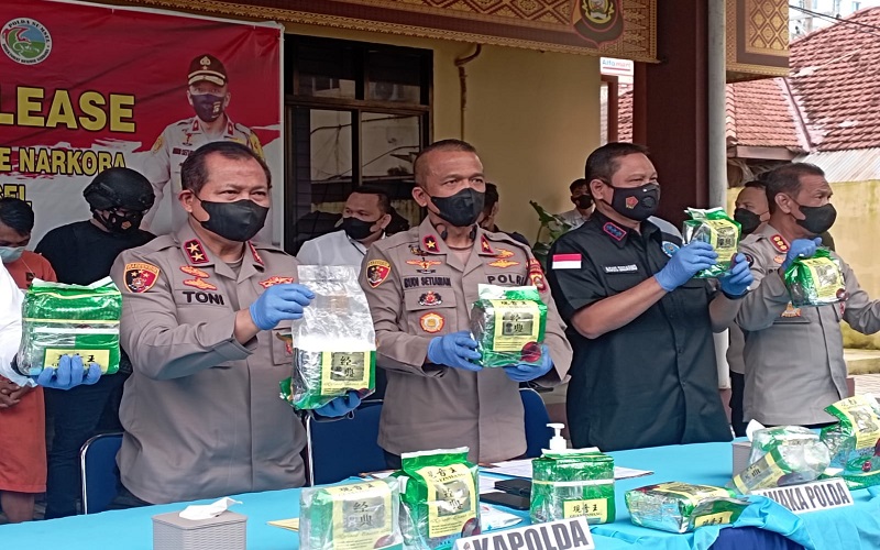 Polisi Sebut Sumsel Tujuan Penyelundupan Sabu dari Myanmar