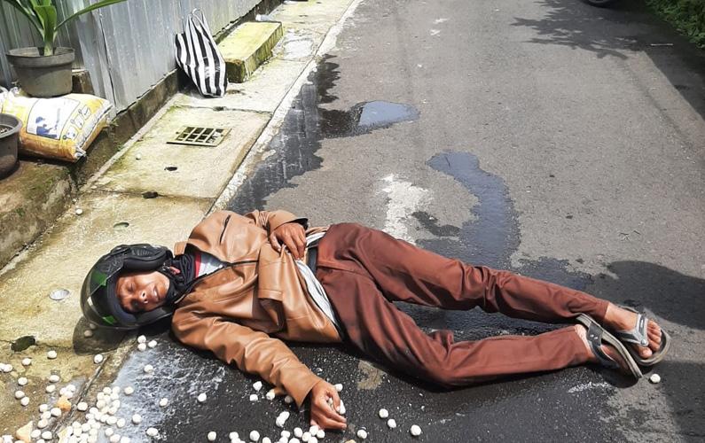 Viral Pedagang Bakso di Salatiga Diduga Pura-pura Pingsan, Ini Kata Polisi