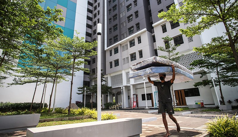 Rusun Daan Mogot Disiapkan Menjadi Tempat Isolasi Pasien Covid-19 - Bagian 1