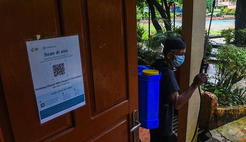 Siswa Terpapar Covid-19, SMAN 6 Palembang Hentikan Pembelajaran Tatap Muka - Bagian 3