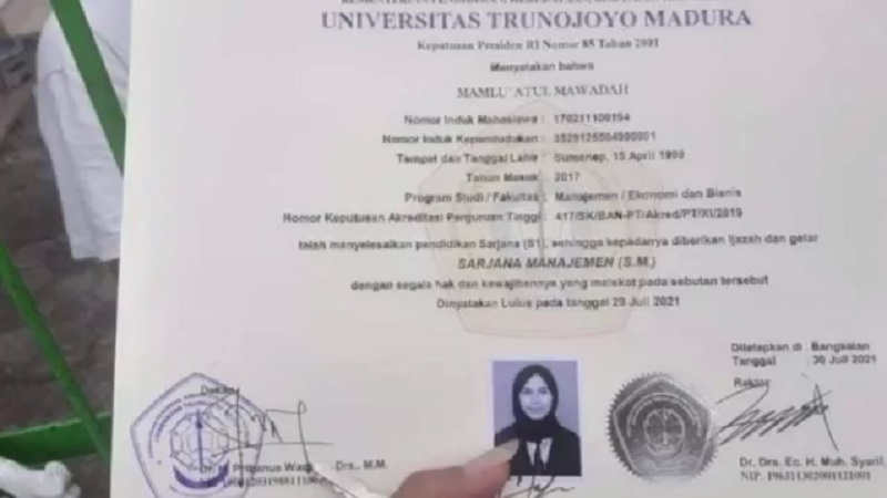 Pulang Ambil Ijazah, Mahasiswi Trunojoyo Tewas Ditabrak Truk dari Belakang