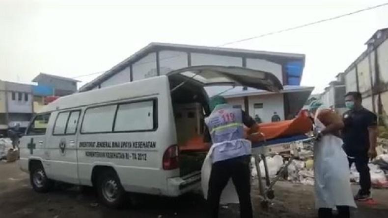 Pontianak Geger, Mayat Lansia Ditemukan di Bangunan Kosong Kompleks Pasar Puring