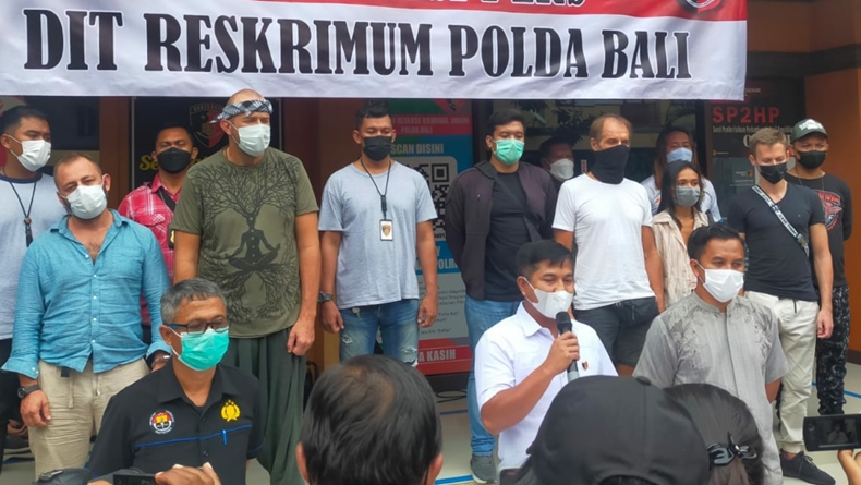 3 WNA Penculik dan Pengeroyok Bule Ukraina Ditangkap